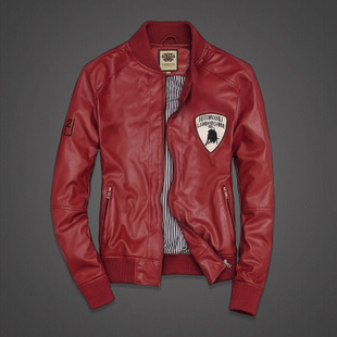  秋装新品男式休闲时尚韩版修身机车皮夹克pu皮衣外套潮大码男