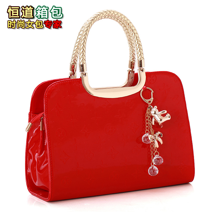 2013新款品牌漆皮女包大红色包包新娘包结婚包包手提包女式包潮包 2013新款品牌漆皮女包大红色包包新娘包结婚包包手提包女式包潮包