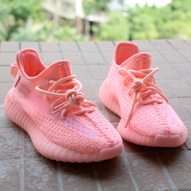 Feeling of stepping on ~2019 The new color 350V2 Coconut shoes Fluorescent Green powder men and women Imported Popcorn Running shoesin the Sports shoes new , Running shoes category - from Buy2taobao.com to provide professional Taobao agent buy service