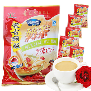  【2袋包邮】内蒙古天美华乳蒙古额吉奶茶红枣味400克g 含20小包