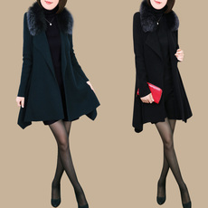美眉衣铺欧美大气英伦<em>中长款式貂绒</em>外套 - 其他