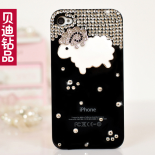  贝迪 iphone4s保护套 苹果4s手机壳 正品 水钻ipone4s外壳 最新款