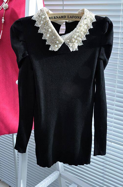 【多图】<em>娃娃领</em>泡泡袖<em>毛衣</em> - <em>娃娃领</em>泡泡袖<em>毛衣</em>