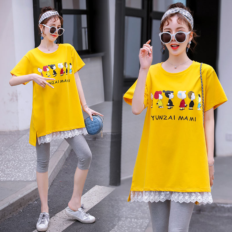 【新品减10】2019新款夏季卡通小矮人印花韩版T恤上衣孕妇夏装女|ruв категории Всё для беременных и кормящих, материнство, футболка - от Buy2taobao.com для оказания профессиональной услуги покупки агента Taobao