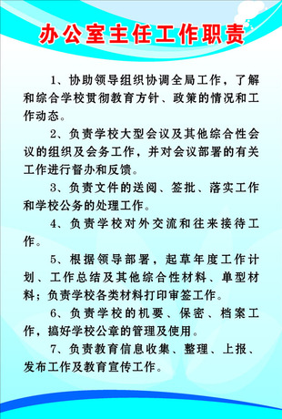 【办公室主任岗位职责】