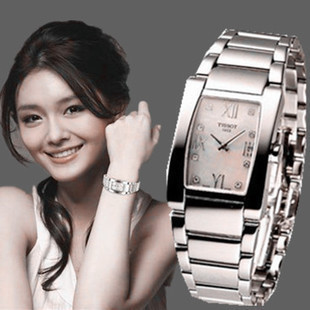 专柜正品 发票保卡 <em>天梭</em>流行石英<em>女</em>表T22.1.28