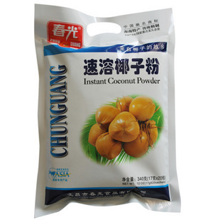  全场满88元包邮 海南特产 春光速溶椰子粉340g克 老少皆宜