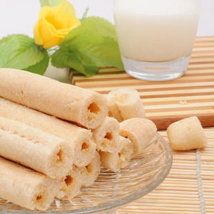  【福娃】糙米卷牛奶味100g  孙俪代言休闲零食 粗粮新膨化食品