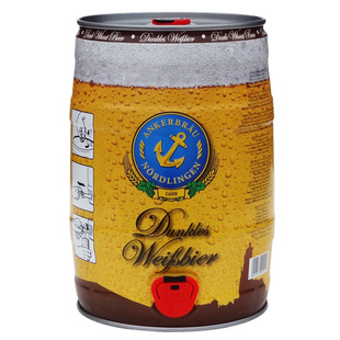  德国原装进口啤酒 德福堡纯麦黑啤酒 5L桶装