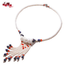 Phoenix Nirvana jewelry necklace female short paragraph clavicle tassels Tridacna original classical Chinese style child wear