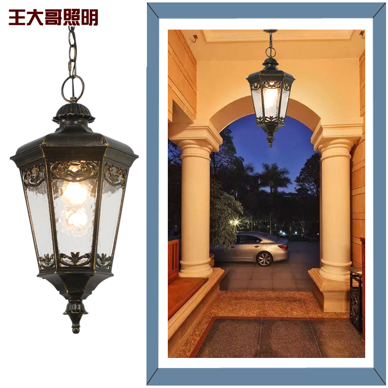 waterproof outdoors a chandelier American style Villa courtyard outdoor Arbor Garden Corridor Doorway 3009 Lamp chandelierin the Decoration main material , Lamps , Outdoor Lighting , End of Tower Lighting category - from Buy2taobao.com to provide professional Taobao agent buy service