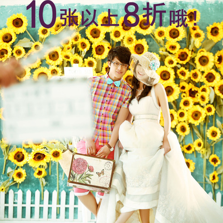 高端婚纱照精修ps影楼后期写真儿童精修照片