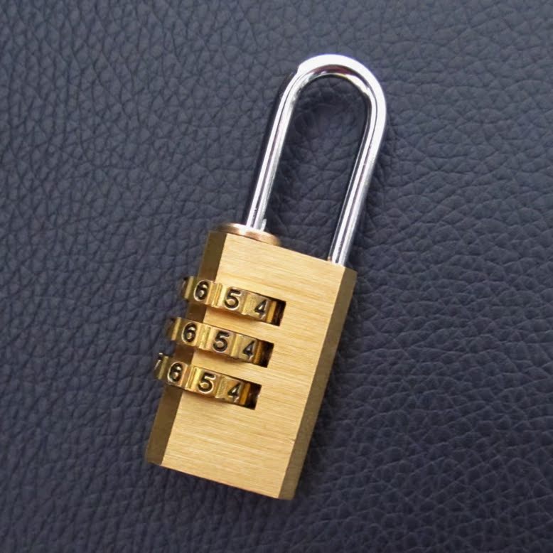 纯铜身密码锁|箱包防盗锁|户外野营必备工具|金属密码锁|出行必备
