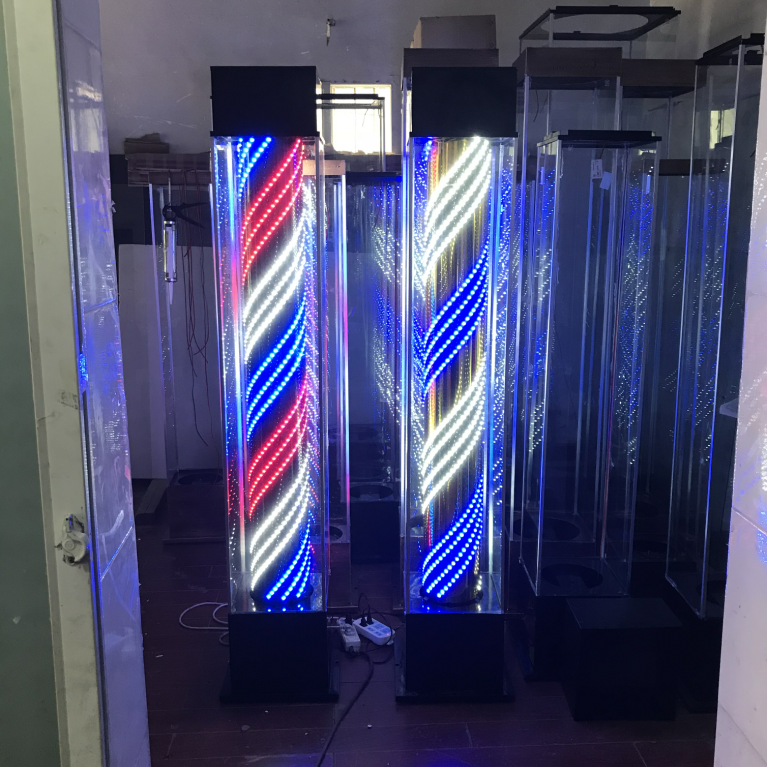美容美发转灯炫彩LED落地式美发灯发廊标志灯理发店转灯户外灯箱在类目 商业/办公家具, 货架/展柜, 其它货架中 - 来自Buy2taobao.com提供专业的淘宝代购服务