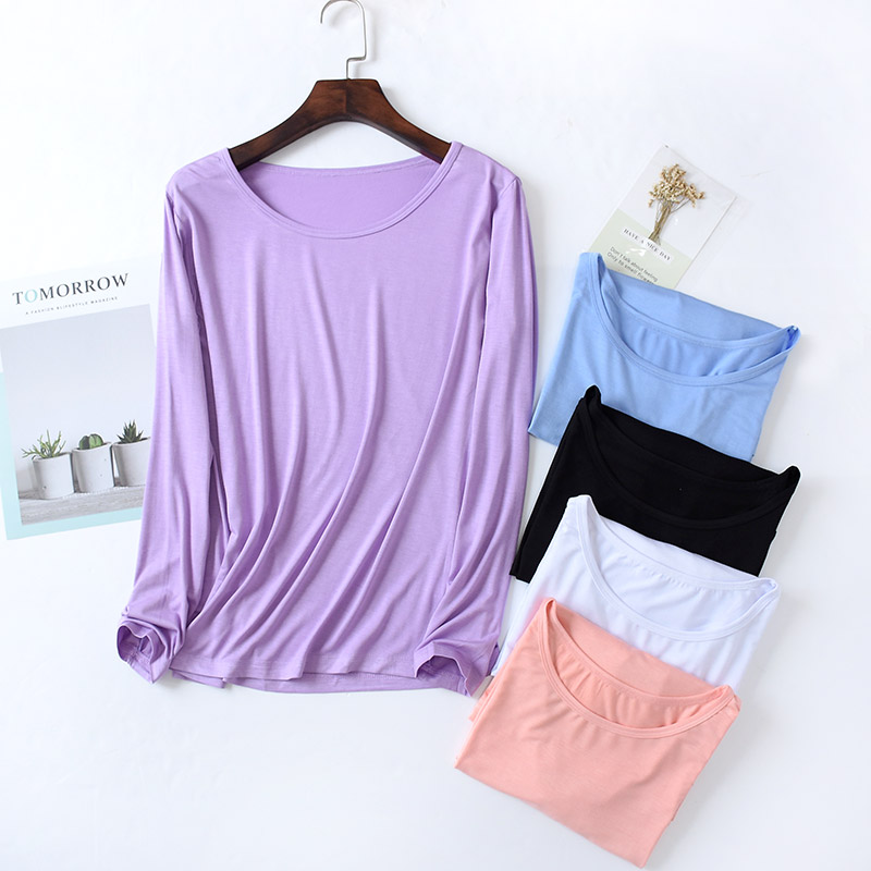 modal Base coat Autumn coat Women's singles Long sleeve Thin section jacket Autumn and winter T-shirts Self cultivation Thermal Underwearin the Lingerie/Men's underwear/Tracksuit , Warm coat  category - from Buy2taobao.com to provide professional Taobao agent buy service