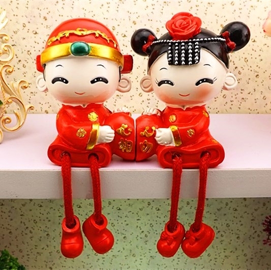 毛绒结婚礼品大号情侣礼物布娃娃喜娃娃玩偶压床婚房中式一对婚庆|msdalam kategori bekalan perayaan/hadiah, set perkahwinan/props, anak patung perkahwinan - dari Buy2taobao.com untuk memberikan perkhidmatan ejen Taobao profesional membeli