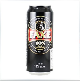  丹麦进口法克Faxe听装10%黑啤酒 500ml原装进口啤酒