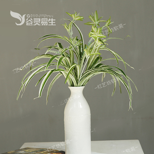 红艺坊高档高仿真大号吊兰绿植装饰仿真绿植假花素材厂家直销植物在类目 家居饰品, 花瓶/花器/仿真花/仿真饰品, 仿真植物盆景中 - 来自Buy2taobao.com提供专业的淘宝代购服务