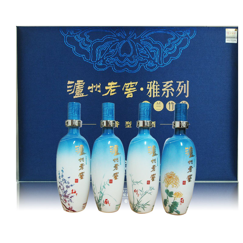 【购酒乐】白酒 名酒 泸州老窖 梅兰竹菊礼品装 4瓶500ml 套装 【购酒乐】白酒 名酒 泸州老窖 梅兰竹菊礼品装 4瓶500ml 套装