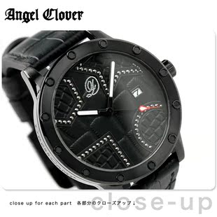 日本潮牌代购Angel Clover手表中性款真皮豹纹