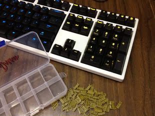 DayDream white backlight machine Keyboards cherry axis specific color shade by Atsu