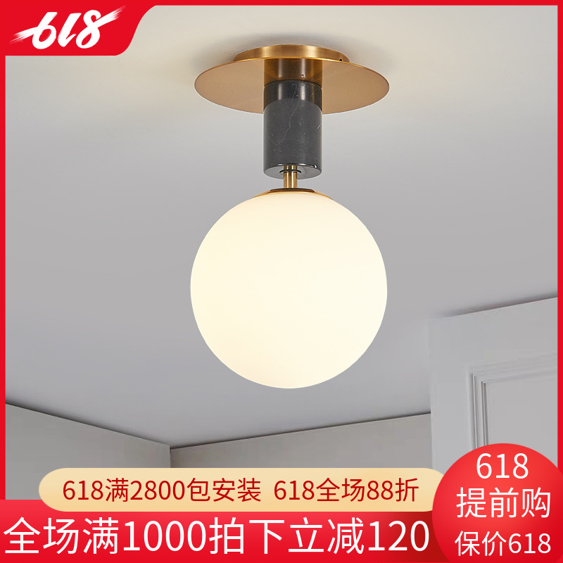 北欧过道灯现代简约设计师款客厅卧室吸顶灯走廊进门厅灯玄关灯具在类目 家装主材, 灯具灯饰, 吸顶灯中 - 来自Buy2taobao.com提供专业的淘宝代购服务