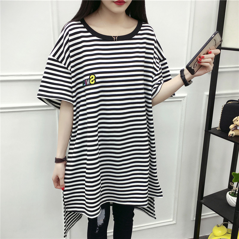 Summer wear maternity dress Add fertilizer XL jacket pure cotton Mid length version t-shirt Loose dress 200 Catty female tidein the Maternity/Maternal supplies/Nutrition , Maternity , T-shirt category - from Buy2taobao.com to provide professional Taobao agent buy service