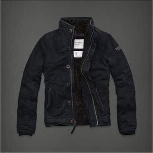  夹克修身型立领时尚休闲加厚男装Abercrombie Fitch