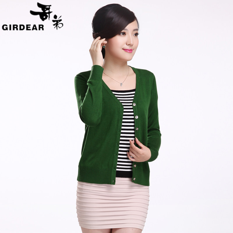 2013秋装新款<em>哥弟</em>女装羊毛衫 赛兔修身<em>羊毛开</em>