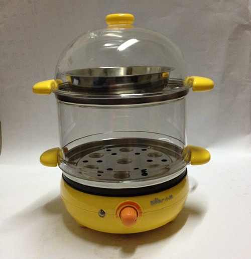 Bear/小熊 ZDQ-2191 煮蛋器 蒸蛋器 双层全不锈钢 蒸煎煮烙多功能