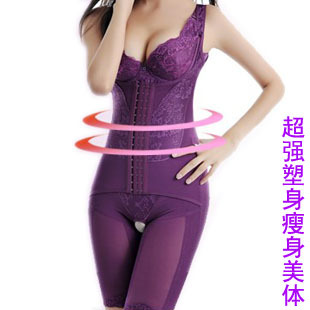  婷美正品强效收腹宫廷塑身衣连体 动能燃脂瘦身束身衣美体内衣