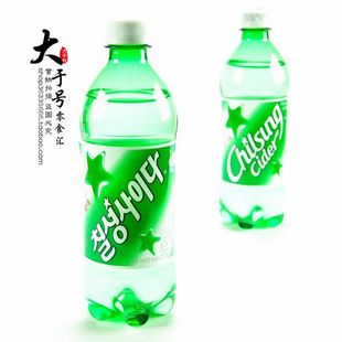 【零食汇】韩国进口乐天七星冰柠雪碧碳酸饮料即饮品瓶装500ml