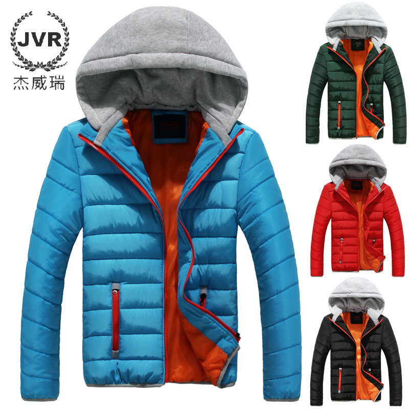 JVR 2013加厚保暖棉服可脱卸帽冬装外套 棉衣 男大码棉袄 男装 潮