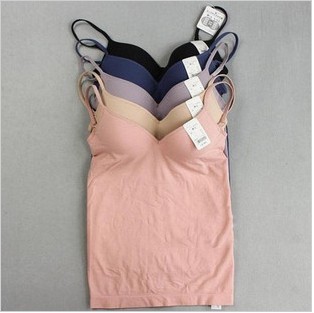 2013带杯垫修身显<em>瘦女士</em>吊带 无钢圈<em>文胸</em>内衣