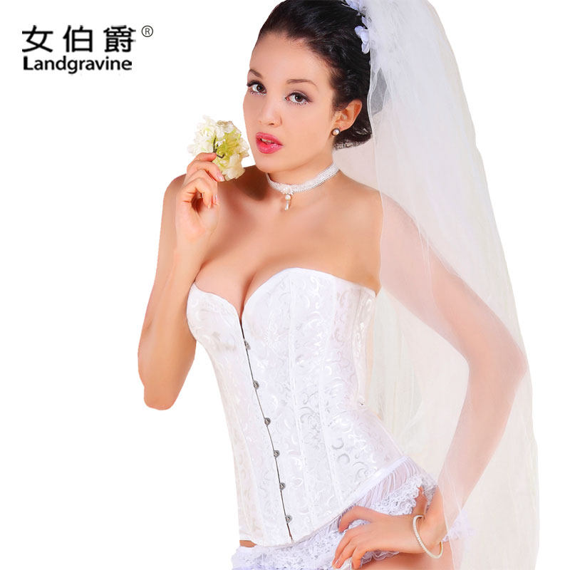 Wedding lingerie bridal lingerie Shushen clothing Palace thin shoulder straps hold chest gathered body sculpting underwear-free wedding fitness clothing
