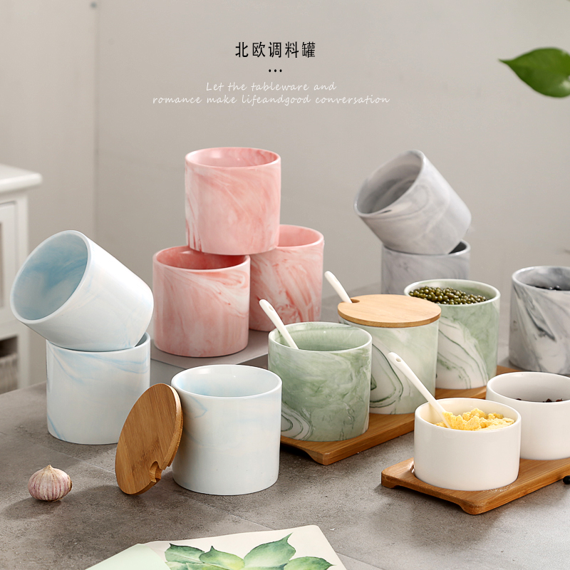 陶瓷家用创意家居调味罐三件套欧式厨房调味瓶组合盐料盒味精套装在类目 厨房/烹饪用具, 厨用小工具/厨房储物, 储物瓶罐/厨房储物器皿, 调味瓶罐中 - 来自Buy2taobao.com提供专业的淘宝代购服务