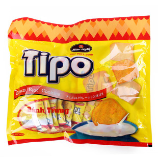  【天猫超市】越南进口零食 Tipo特制鸡蛋牛奶白巧克力面包干300g