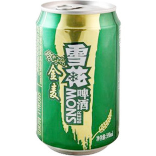  【天猫超市】 雪花金罐10度啤酒330ML/罐