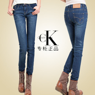 <em>CK牛仔裤</em>女 潮 长裤Calvin Klein<em>牛仔裤</em>女中腰