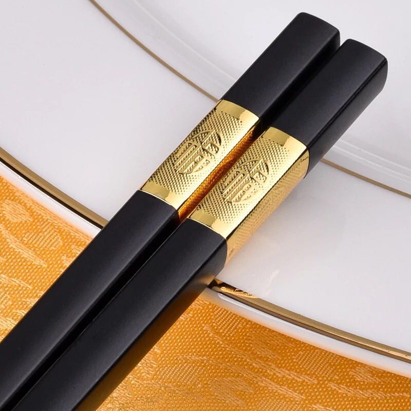 hotel chopsticks hotel Dedicated alloy chopsticks non-slip hotel chopsticks Restaurant chopsticks 10 Double alloy chopsticksin the Tableware , Tableware , Chopsticks category - from Buy2taobao.com to provide professional Taobao agent buy service