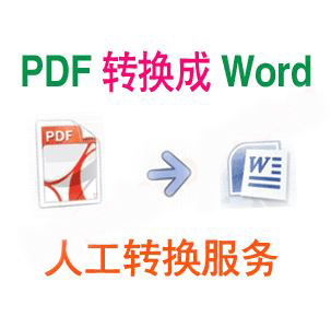 pdf转换成word服务 专业人工服务 图片 扫描文
