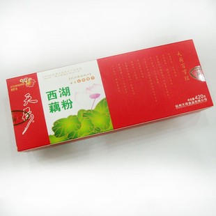  杭州特产天荷牌 红枣莲子 西湖藕粉 420克盒装