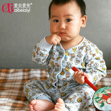 Baby clothing cotton underwear sets baby clothes newborn supplies Qiu Yi Xia Tianqiu fitted pajamas paragraph B