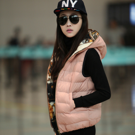 棉<em>马甲女秋冬</em>2014新款女士<em>马甲女</em>韩版时尚连