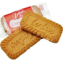包邮 比利时Lotus和情焦糖饼干原装进口312.5g50片 零食特产小吃
