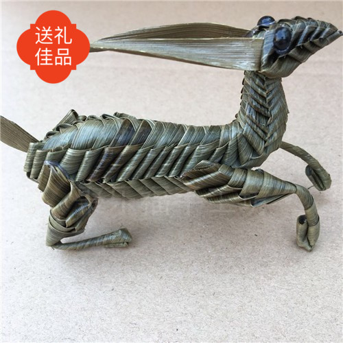 棕編工藝品 草編兔子 棕草編小動物工藝品 長沙特色手工藝品DIY在類目 特色手工藝, 地區民間特色手工藝, 竹編/竹雕中 - 來自Buy2taobao.com提供專業的淘寶代購服務