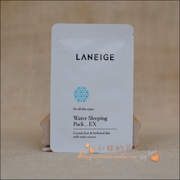韩国正品代购Laneige/兰芝睡眠 面膜锁水睡眠面膜 4ml小样