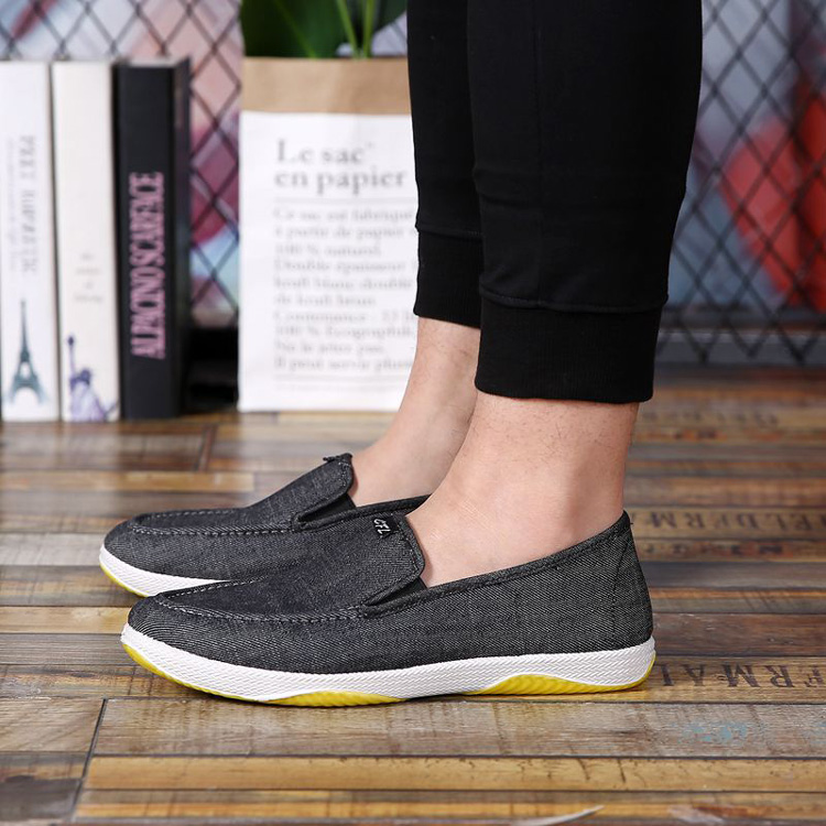 Spring and summer Old Beijing cloth shoes Work shoes Men's Shoes ventilation wear-resisting Set foot A pedal Versatile Lazy shoes canvas shoein the Men's Shoes, Low shoes category - from Buy2taobao.com to provide professional Taobao agent buy service