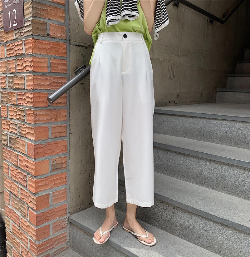 直筒显瘦薄款九分西装裤韩版百搭显瘦休闲裤女学生夏季裤子女|ruв категории Женская одежда, брюки, брюки/Formalwear брюки - от Buy2taobao.com для оказания профессиональной услуги покупки агента Taobao
