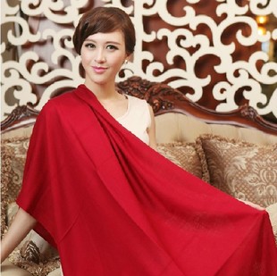 鄂尔多斯新款秋冬羊绒围巾韩版披肩两用超长保